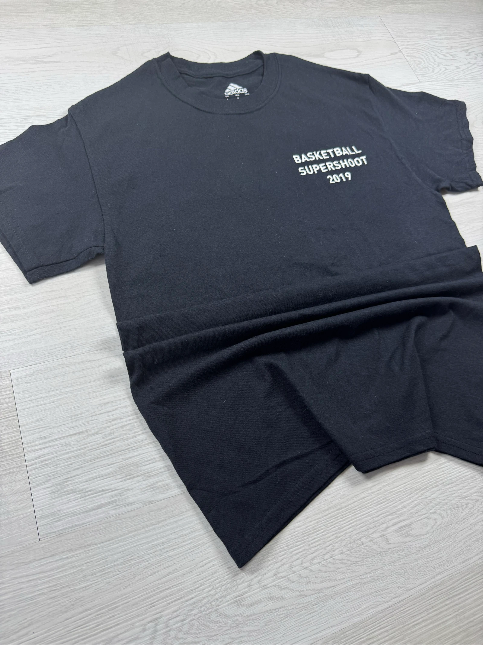 Adidas Basketball Supershoot 2019 T-Shirt Black S Logo – photo 3